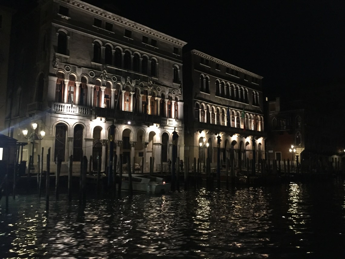 Venice at night
