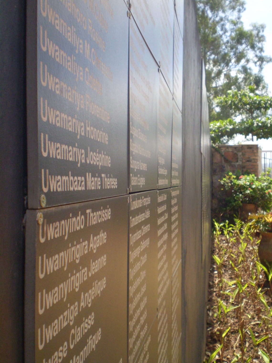 The Wall of Names, Kigali, Genocide Memorial