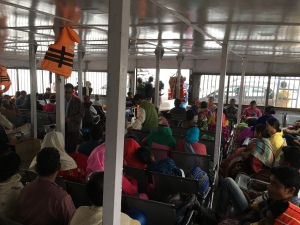 Ferry to Majuli from Nimati Ghat, Assam, India 
