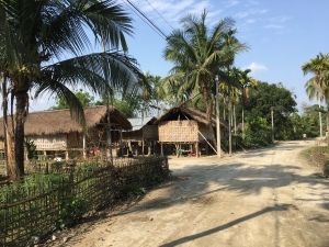 A Missing village hut in Majuli 
