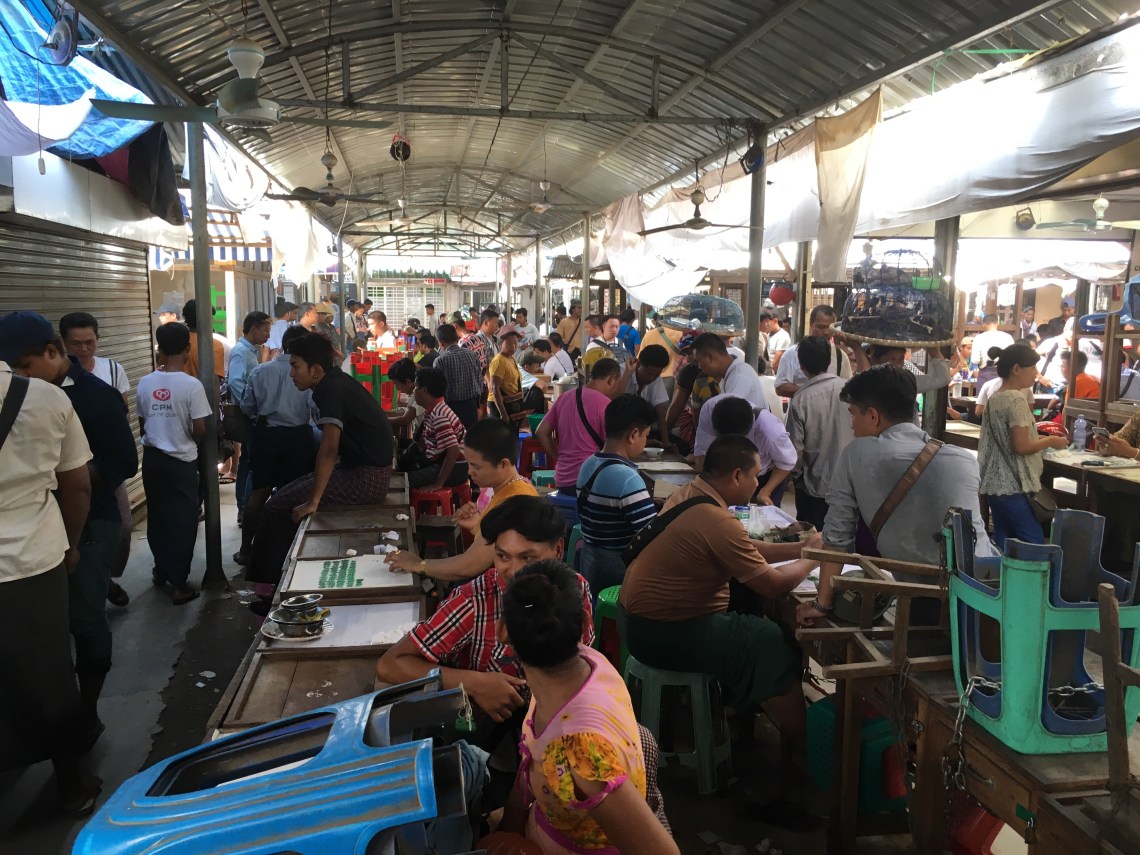 The jade market in Mandalay, Myanmar
