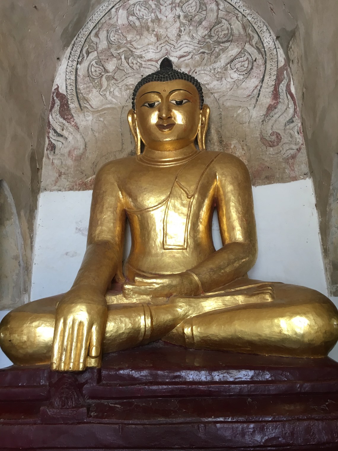 A Buddha statue in Bagan, Myanmar 