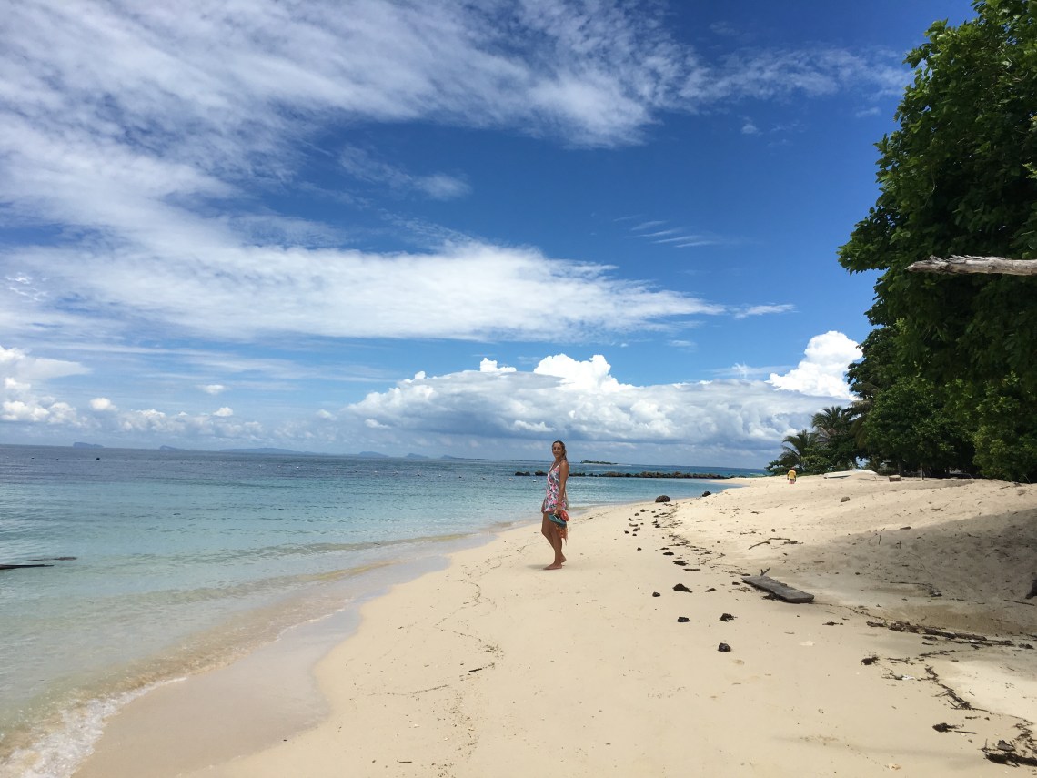 A beach on Selingan Island, Borneo